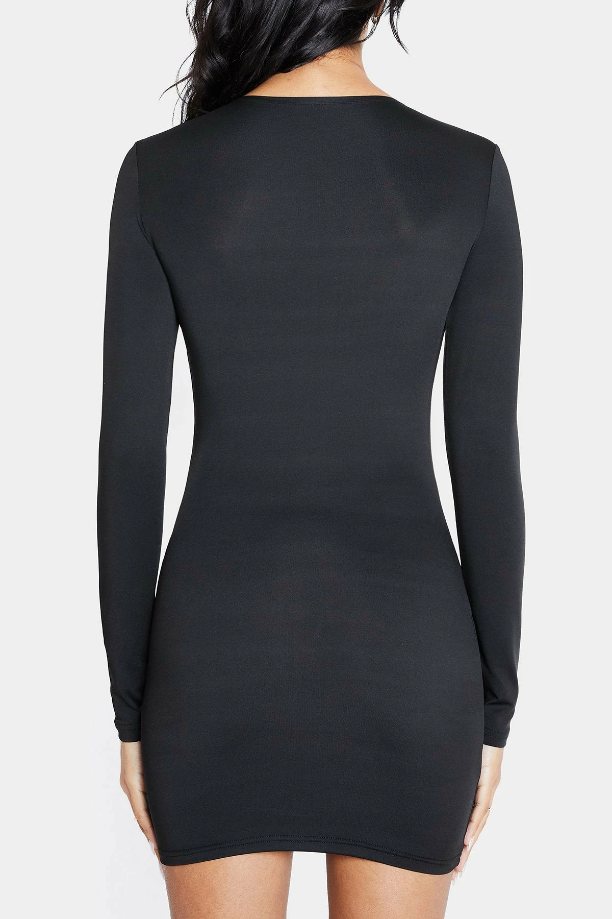Solado Twist Front Cut Out Long Sleeve Mini Dress 7 Solado Twist Front Cut Out Long Sleeve Mini Dress - Image 7
