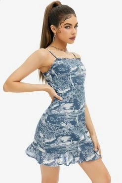 Solado Abstract Print Ruffle Cami Mini Dress -Solado Sales Shop jpeg 76f29748 69db 4066 9136 5bbf89de0568 1800x1800