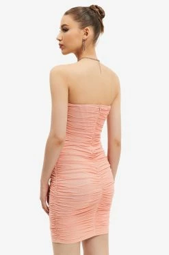 Alternative view of Solado Off Shoulder Mesh Boning Tube Bodycon Dress