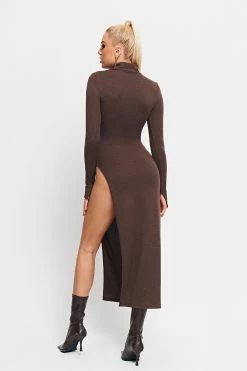 SOLADO High Neck Cut Out Split Hem Long Sleeve Midi Dress -Solado Sales Shop jpeg 79bac08c 2fcb 4a22 aa55 3ef2b49e033e 1800x1800