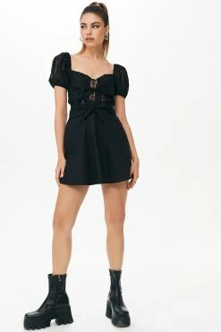 Solado Puff Sleeve Floral Lace Tie Front Mini Dress -Solado Sales Shop jpeg 7dd0a3e1 736f 4db7 a659 6d48c14edfcc 1800x1800