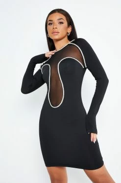 SOLADO Colorblock Trim Mesh Splicing Long Sleeve Mini Dress -Solado Sales Shop jpeg 8099e8c4 9f6c 46b2 83c5 d41118ae969b 1800x1800