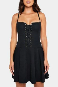 Solado Asymmetrical Neck Lace Up Front Mini Dress -Solado Sales Shop jpeg 84ece3f1 3385 48f6 a309 e3913c5b079d 1800x1800