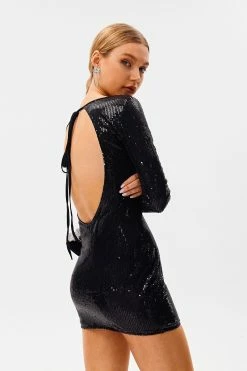 SOLADO Sequin Open Back Tie Detail Long Sleeve Mini Dress -Solado Sales Shop jpeg 8b561492 9209 4c25 8b2a 25aa318faf09 1800x1800
