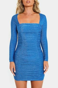 SOLADO Lurex Square Neck Ruched Cinched Waist Mini Dress -Solado Sales Shop jpeg 8c0fb94b c573 4d37 9265 93419b1a953f 1800x1800