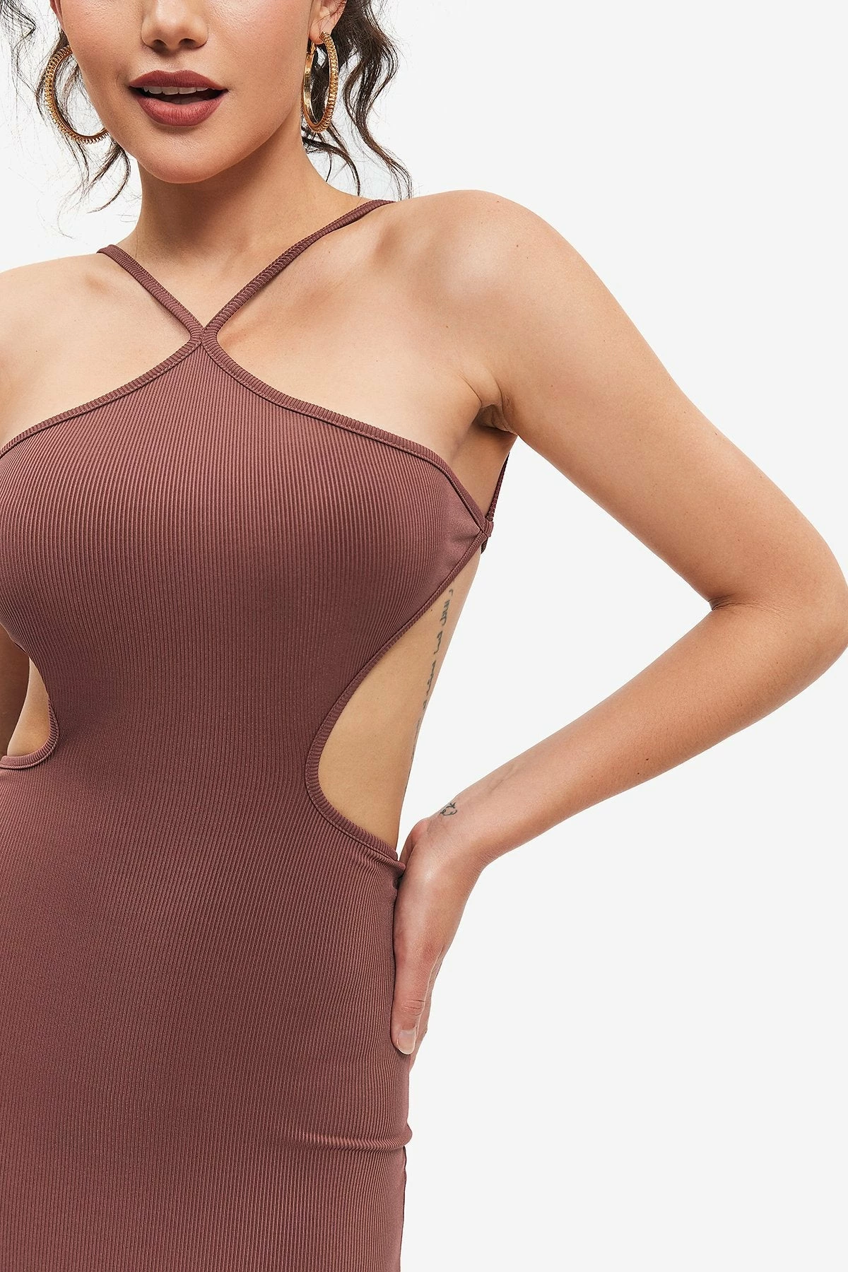 Solado Off Shoulder Tie Backless Bodycon Maxi Dress 5 Solado Off Shoulder Tie Backless Bodycon Maxi Dress - Image 5