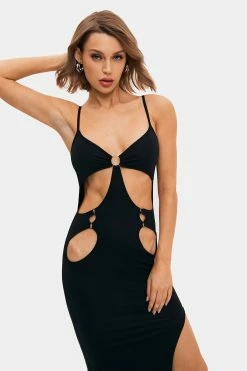 SOLADO Plunging Neck Cut Out Split Hem Backless Midi Dress -Solado Sales Shop jpeg 9838c32e ce38 484d b0f4 4de2609e29ee 1800x1800