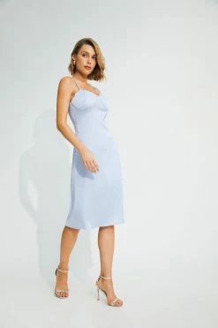Solado Satin Shell Shape Backless Draped Midi Dress -Solado Sales Shop jpeg 9a0f5496 50de 4d03 99a1 a2358dd31750 1800x1800
