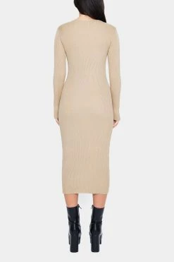 Solado Ribbed Knit Split Hem Long Sleeve Sweater Dress -Solado Sales Shop jpeg 9a1156af 816a 442f 8c96 869d940159fe 1800x1800