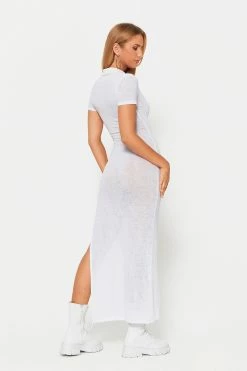 Solado Plunging Neck Split Hem Solid Short Sleeve Maxi Dress -Solado Sales Shop jpeg 9c13a206 e170 4683 97a1 2792d5951273 1800x1800