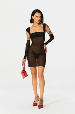 Solado Square Neck Mesh Mini Dress Without Panty -Solado Sales Shop jpeg 9e6301f1 5ca7 41fa 98ec 7d2a30fcb36f 1800x1800