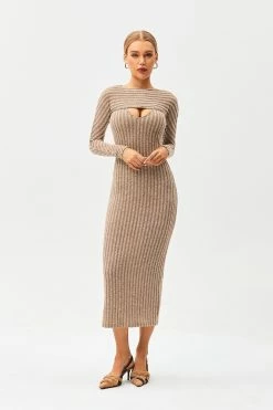 SOLADO 2 In 1 Cut Out Stripe Knitted Bodycon Maxi Dress 9 SOLADO 2 In 1 Cut Out Stripe Knitted Bodycon Maxi Dress -Solado Sales Shop jpeg a2913703 a2c5 4a26 bd5d a3c46c880b60 1800x1800