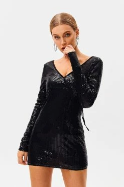 SOLADO Sequin Open Back Tie Detail Long Sleeve Mini Dress -Solado Sales Shop jpeg a2ab1c55 ca99 4bb5 b61d 4999df2f1faf 1800x1800