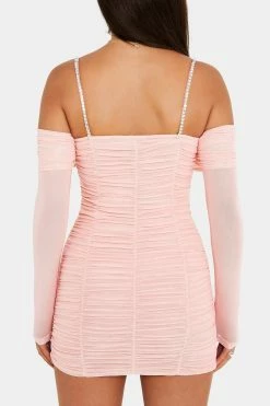 SOLADO Cold Shoulder Rhinestone Decor Mesh Mini Dress -Solado Sales Shop jpeg a30f1945 8cfb 4bb5 90ef 11d1f1caed31 1800x1800