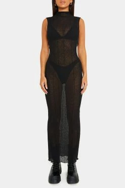 SOLADO Mock Neck Seam Detail Open Back Mesh Maxi Dress Without Underwear -Solado Sales Shop jpeg a5966405 a242 45a4 ac7f 43b27fb21648 1800x1800