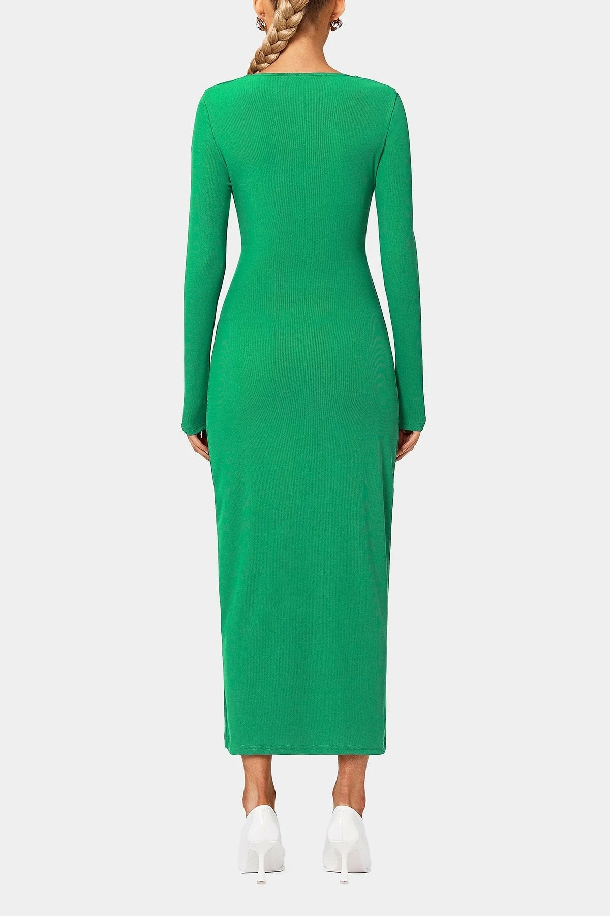 SOLADO Cut Out Twist Front Long Sleeve Maxi Dress 7 SOLADO Cut Out Twist Front Long Sleeve Maxi Dress - Image 7