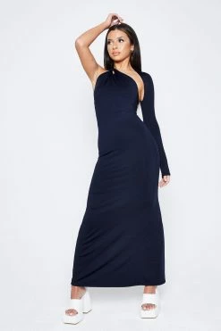 SOLADO Asymmetrical Neck One Sleeve Split Hem Maxi Dress -Solado Sales Shop jpeg b0684767 0ad7 4c67 86ad 753e075bef64 1800x1800