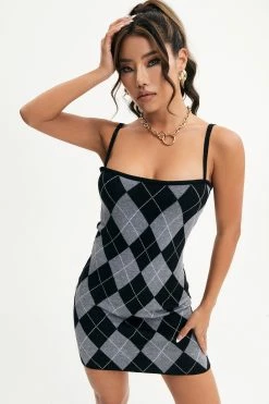 Solado Argyle Print Knitted Straps Mini Dress 7 Solado Argyle Print Knitted Straps Mini Dress -Solado Sales Shop jpeg b2e193b9 55ee 4edd 9f5b 9229b5835da9 1800x1800