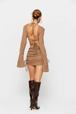 SOLADO Open Back Flared Sleeve Ruched Mini Dress -Solado Sales Shop jpeg b41add4a 998b 4016 8f62 58917f28a3a9 1800x1800