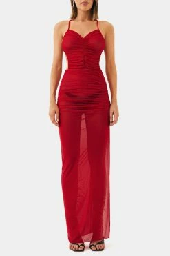SOLADO Mesh Backless High Split Hem Maxi Dress -Solado Sales Shop jpeg ba9ac285 399d 4b1a bcf2 639382d62cac 1800x1800