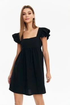 Alternative view of Solado Ruffle Backless High Waist Mini Dress