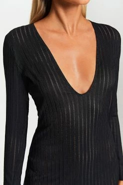 SOLADO Plunging Neck Stripe Knitted Split Hem Midi Dress -Solado Sales Shop jpeg c4f9a8e1 adfc 42ae 8724 c1c2d1af8d51 1800x1800