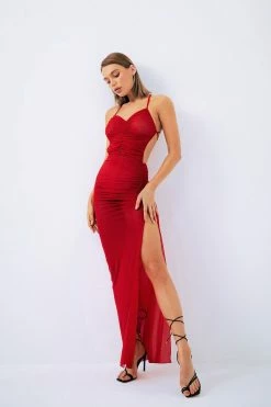SOLADO Mesh Backless High Split Hem Maxi Dress -Solado Sales Shop jpeg c7d6d698 be6d 4a21 82f9 9e3d4a178869 1800x1800