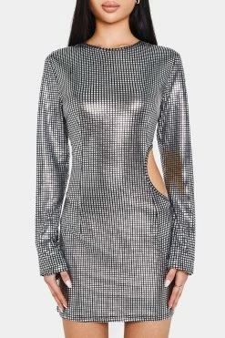 SOLADO Cut Out Split Hem Long Sleeve Sheen Mini Dress -Solado Sales Shop jpeg cb73edbe 72b8 49cd 82fe 9dbdd771e2ec 1800x1800