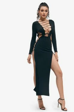 Solado Lace Up Open Back Split Hem Maxi Dress -Solado Sales Shop jpeg cd705780 34e4 4f23 a92f 1a9451937a0b 1800x1800