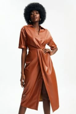 Solado Ruched Slit Hem PU Leather Midi Dress 7 Solado Ruched Slit Hem PU Leather Midi Dress -Solado Sales Shop jpeg d2335868 019e 48fd 951c 8a7a16f34870 1800x1800