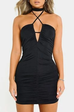 SOLADO Plunging Neck Ruched Bodycon Mini Dress -Solado Sales Shop jpeg d26ee3bc 586e 409f 97b5 9138a0293e3e 1800x1800