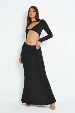 Solado Plunging Neck Cut Out Long Sleeve Maxi Dress -Solado Sales Shop jpeg d9d3ffa0 fd60 4c16 a1a0 4697facf6f17 1800x1800