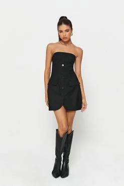 SOLADO Off Shoulder Button Front A-Line Mini Dress 10 SOLADO Off Shoulder Button Front A-Line Mini Dress -Solado Sales Shop jpeg dad422fb 97d0 4399 8a2e 6aff495b9bea 1800x1800