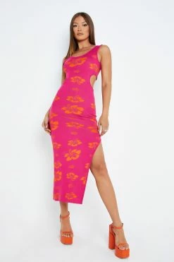 Solado Floral Print Cut Out Split Hem Knitted Midi Dress -Solado Sales Shop jpeg db494cc8 a087 4e09 9332 b5096428ed26 1800x1800