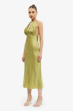 Solado Satin Halter Neck Backless Pleat Midi Dress -Solado Sales Shop jpeg de713d51 b20a 4ce2 a86a 8d4319efda3f 1800x1800