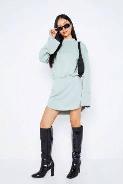 SOLADO Cinched Waist Split Hem Long Sleeve Mini Dress -Solado Sales Shop jpeg ded39be5 d817 49d5 816b 7631fefb8d3e 1800x1800