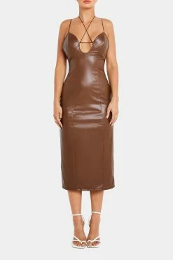 SOLADO Cross Front Keyhole Bodycon PU Leather Midi Dress -Solado Sales Shop jpeg dfe23f9f 5e42 4c0b 96e3 fe330a6f1905 1800x1800
