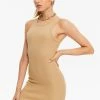 Solado Basic Ribbed Sleeveless Mini Dress