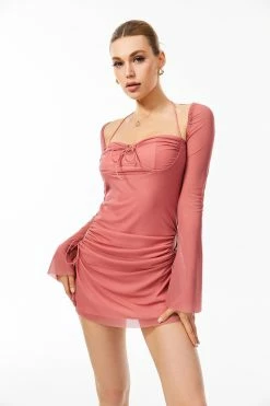 Solado Mesh Splicing Drawstring Split Side Mini Dress -Solado Sales Shop jpeg e1edf61d 109f 46e5 8f0f 972c15514f2e 1800x1800