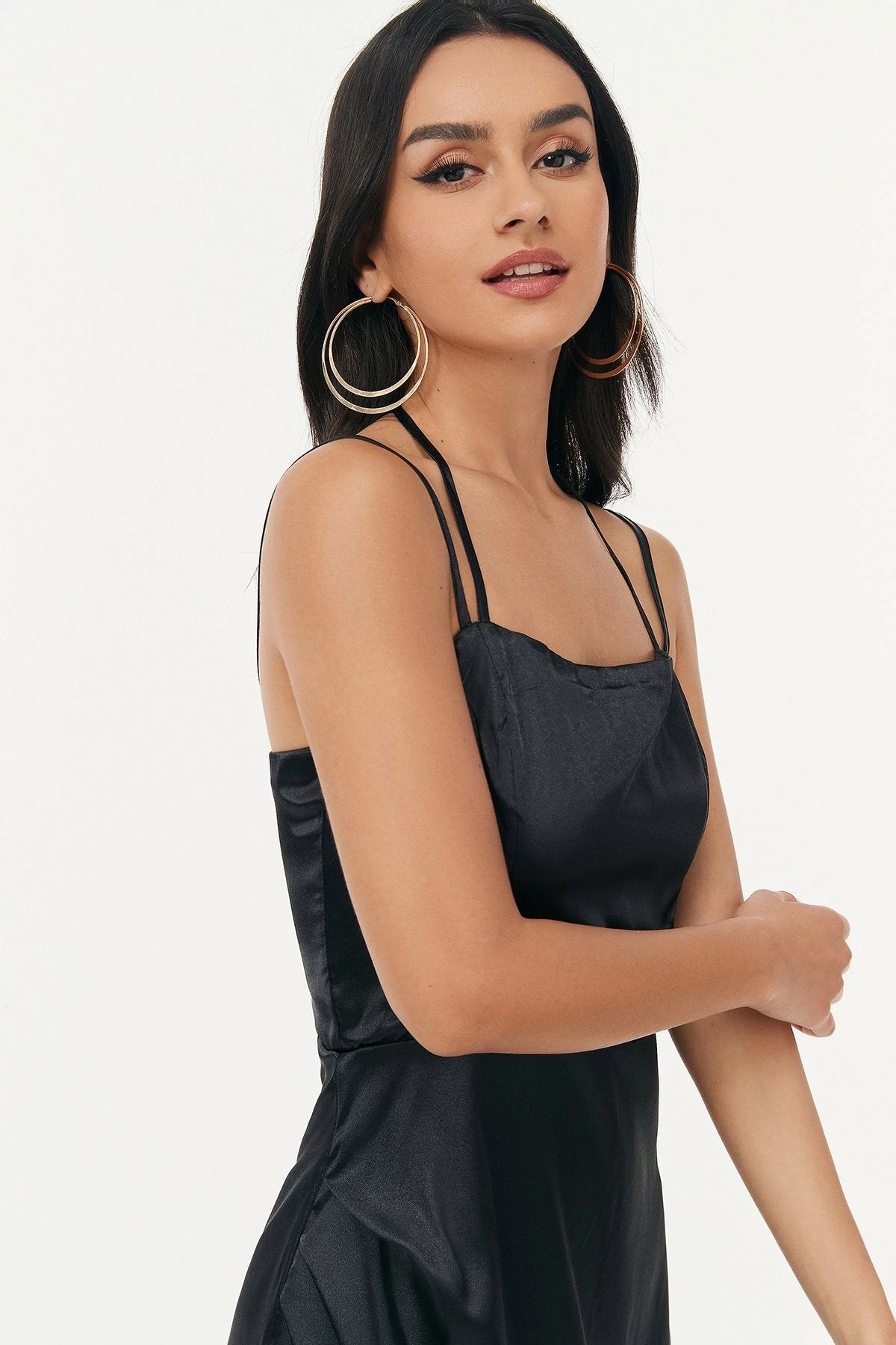 Solado Satin Double Strap Backless Mini Dress 9 Solado Satin Double Strap Backless Mini Dress - Image 9
