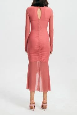 Solado Cut Out Flared Sleeve Mesh Hem Ruched Midi Dress 13 Solado Cut Out Flared Sleeve Mesh Hem Ruched Midi Dress -Solado Sales Shop jpeg e521d3de 7f5b 47ba a41b 4546674382bf 1800x1800