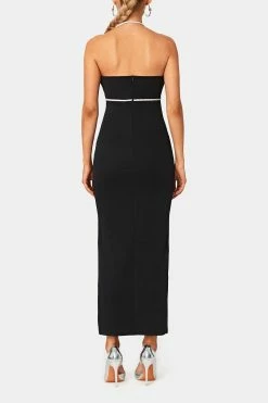 SOLADO Halter Neck Rhinestone Decor Split Hem Maxi Dress -Solado Sales Shop jpeg e9503763 de9b 4fe4 97a7 9b33b1862afe 1800x1800