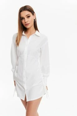 Solado Satin Ruched Button Front Mini Dress 8 Solado Satin Ruched Button Front Mini Dress -Solado Sales Shop jpeg e95fac29 7e99 435a afc6 aefe62d74ef9 1800x1800