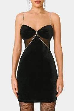 SOLADO Plunging Neck Rhinestone Decor Mesh Splicing Mini Dress -Solado Sales Shop jpeg ea7200cf 1643 4bb4 b67c 9080e37cdc84 1800x1800