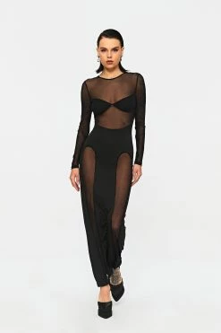 SOLADO Mesh Splicing Long Sleeve Bodycon Maxi Dress -Solado Sales Shop jpeg f4212f57 31e3 42bd a603 d68833da2eb7 1800x1800