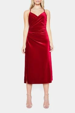 Solado Plunging Neck Ruched Split Hem Velvet Midi Dress -Solado Sales Shop jpeg f77bc434 6577 4ef0 a9c2 2e0152b87833 1800x1800
